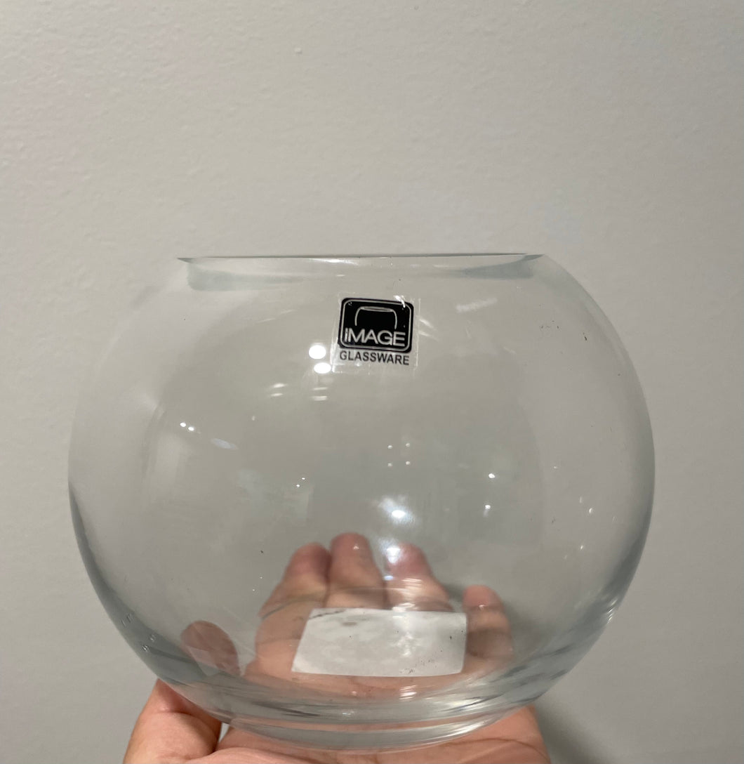 Glass fish bowl 12cm