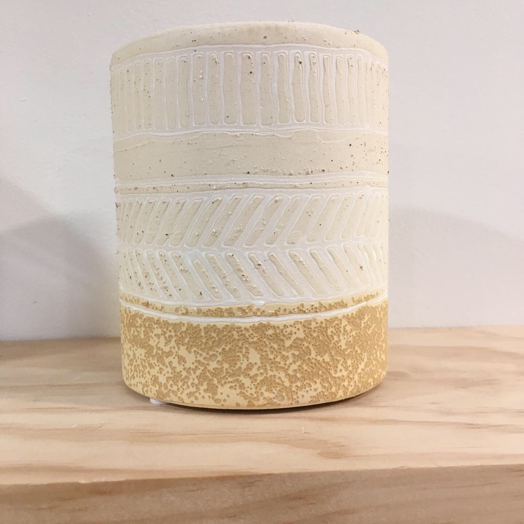 Pot Planter - Walnut - 10x11cm