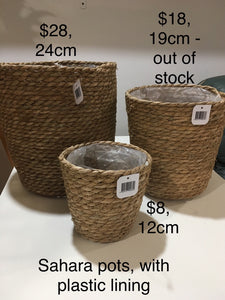 Sahara basket pot